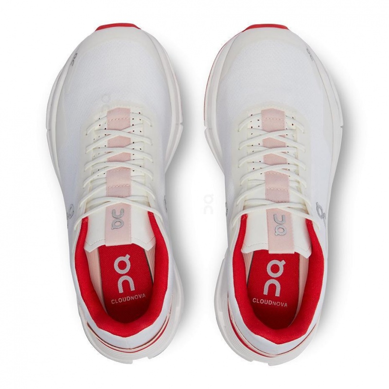 Tenis On Cloudnova Form Mujer Blancos Rojos | CMX1043YUK