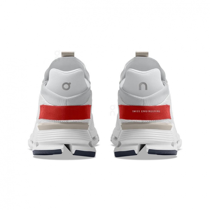 Tenis On Cloudnova Hombre Blancos Rojos | CMX1610QZD