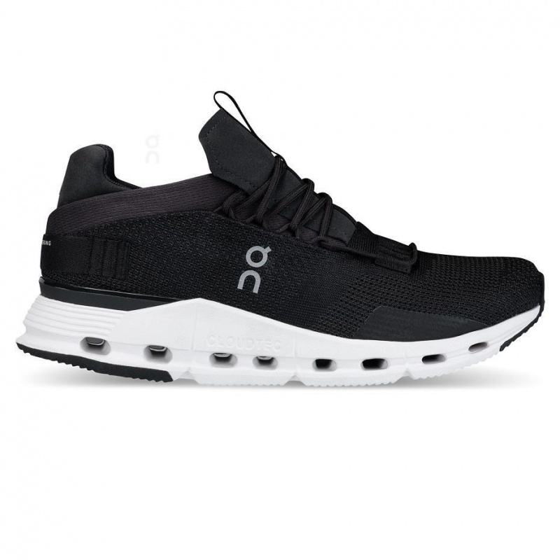 Tenis On Cloudnova Hombre Negros Blancos | CMX1611WYF