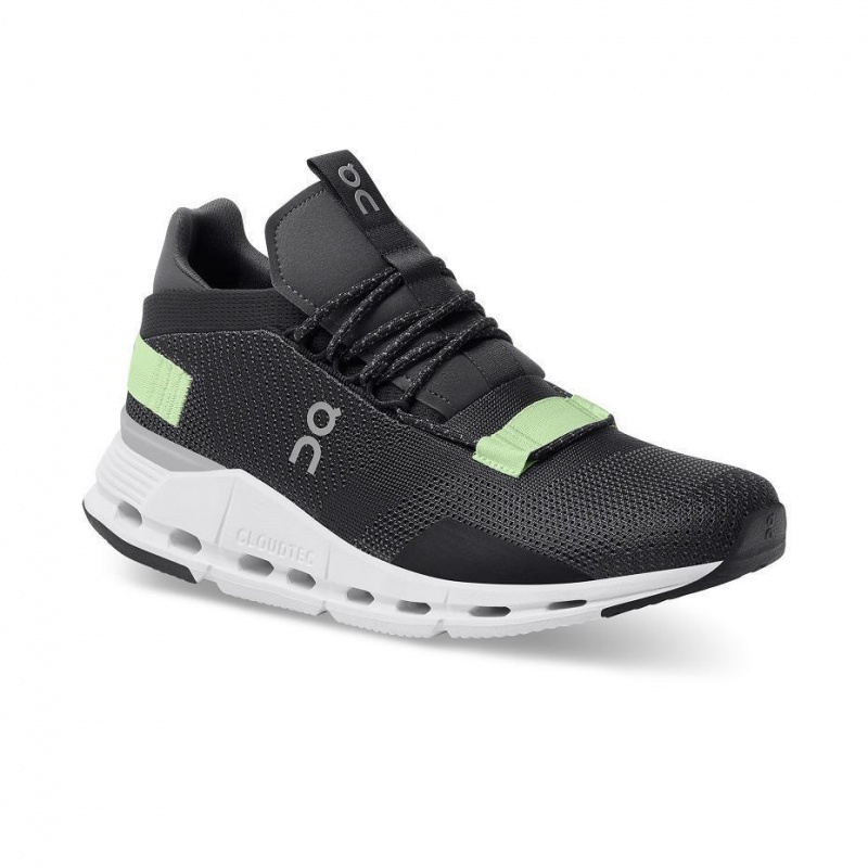 Tenis On Cloudnova Hombre Negros Verdes | CMX1613RWH