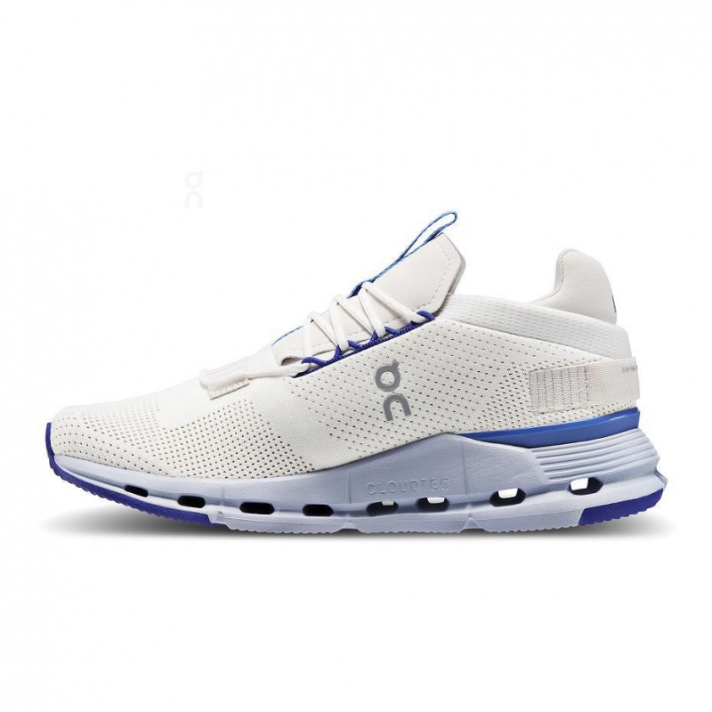 Tenis On Cloudnova Mujer Blancos Azules | CMX1045ISZ