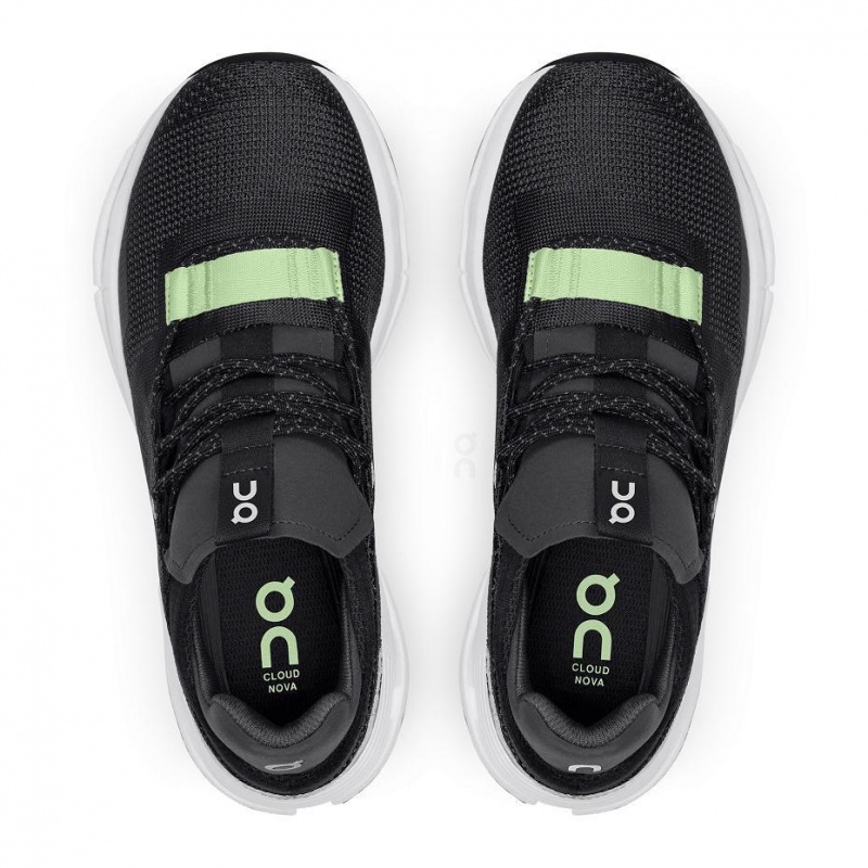 Tenis On Cloudnova Mujer Negros Verdes | CMX1052GLQ