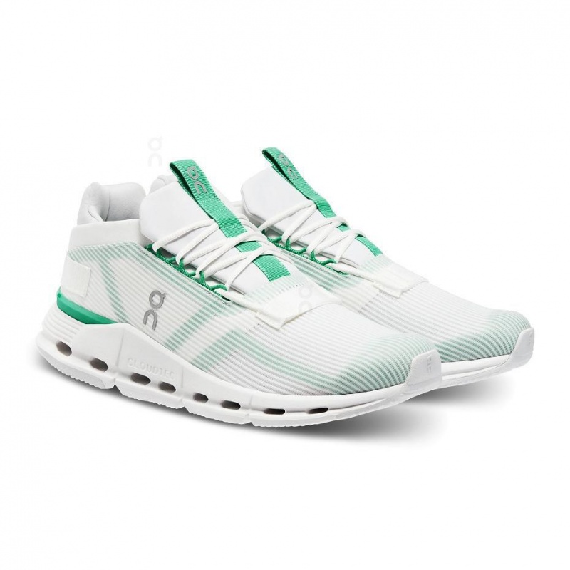 Tenis On Cloudnova Void Hombre Blancos Verdes | CMX1635MAS