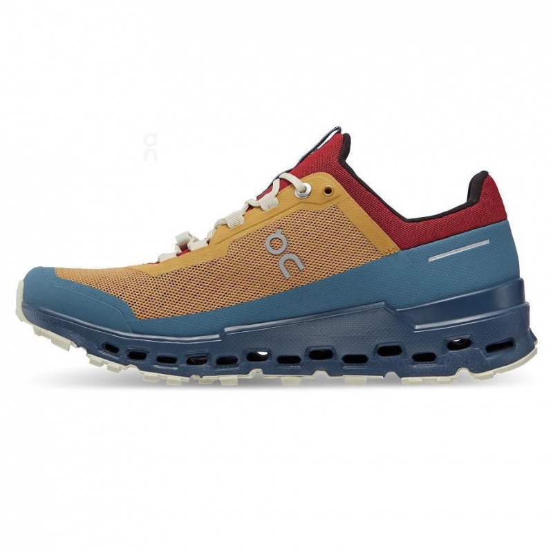 Tenis Trail Running On Cloudultra Mujer Amarillos Azules | CMX1205SOB