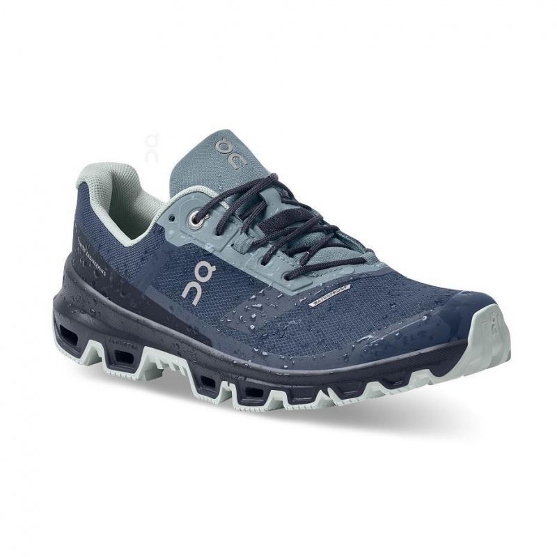 Tenis Trail Running On Cloudventure Impermeables Mujer Azul Marino | CMX1195WYF