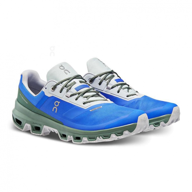 Tenis Trail Running On Cloudventure Impermeables Hombre Azules | CMX1728GLQ