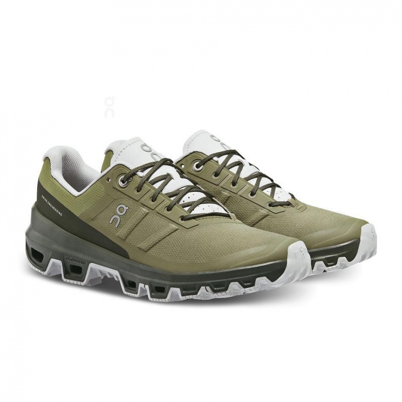 Tenis Trail Running On Cloudventure Mujer Verde Oliva | CMX1196EXG