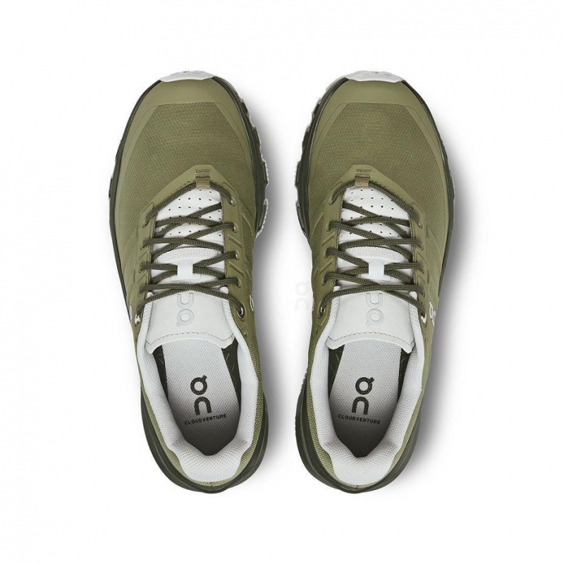 Tenis Trail Running On Cloudventure Mujer Verde Oliva | CMX1196EXG