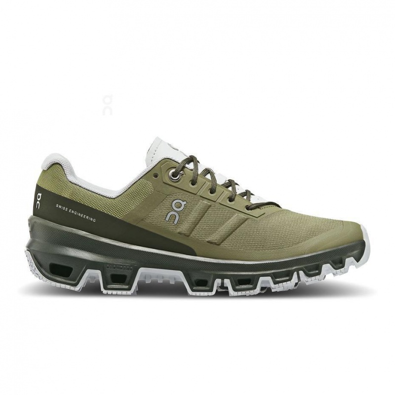 Tenis Trail Running On Cloudventure Mujer Verde Oliva | CMX1196EXG