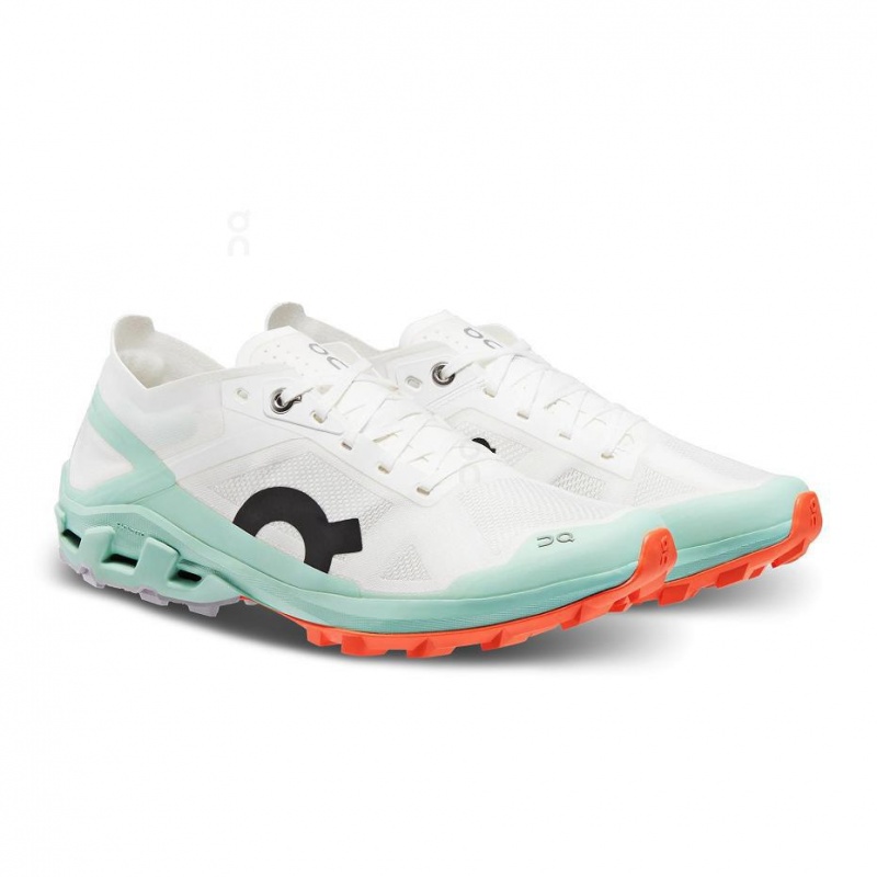 Tenis Trail Running On Cloudventure Peak 3 Mujer Blancos Turquesa | CMX1211KIR