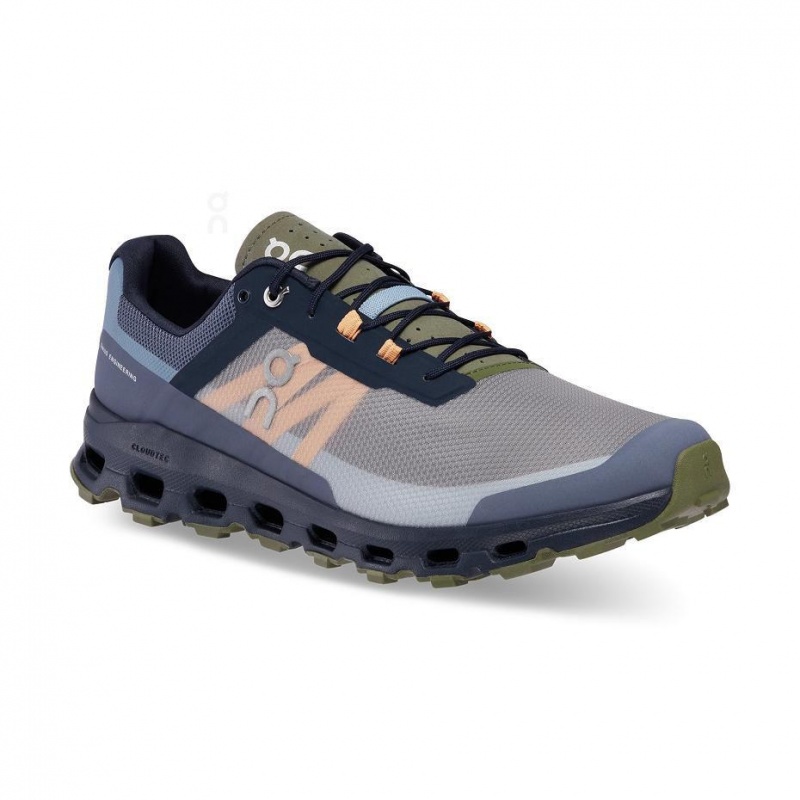 Tenis Trail Running On Cloudvista Hombre Grises Verde Oliva | CMX1714QZD