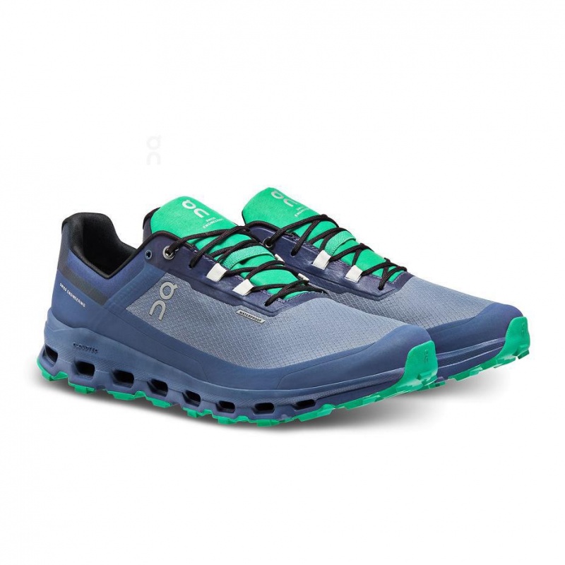 Tenis Trail Running On Cloudvista Impermeables Hombre Azules | CMX1725SOB