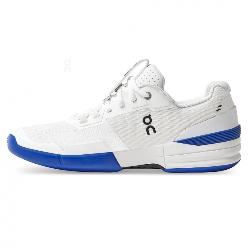 Zapatos Tenis On THE ROGER Pro Mujer Blancos Azules | CMX1259FMM