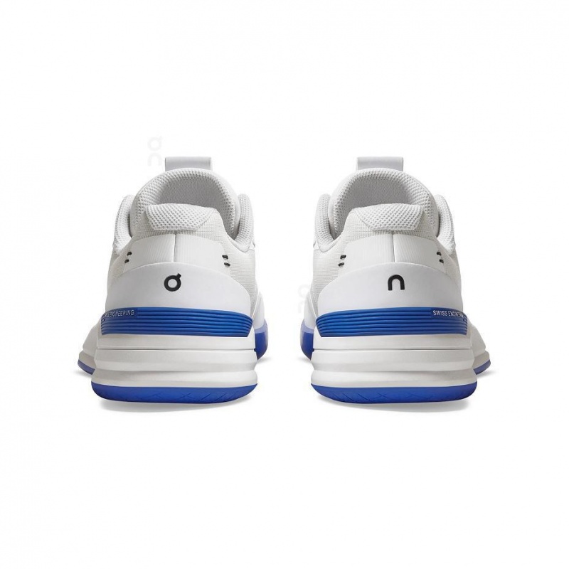 Zapatos Tenis On THE ROGER Pro Mujer Blancos Azules | CMX1259FMM